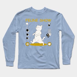 Feline Show Long Sleeve T-Shirt